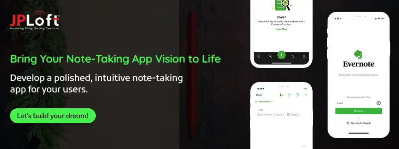 Bring Your Note-Taking App Vision to Life CTA1